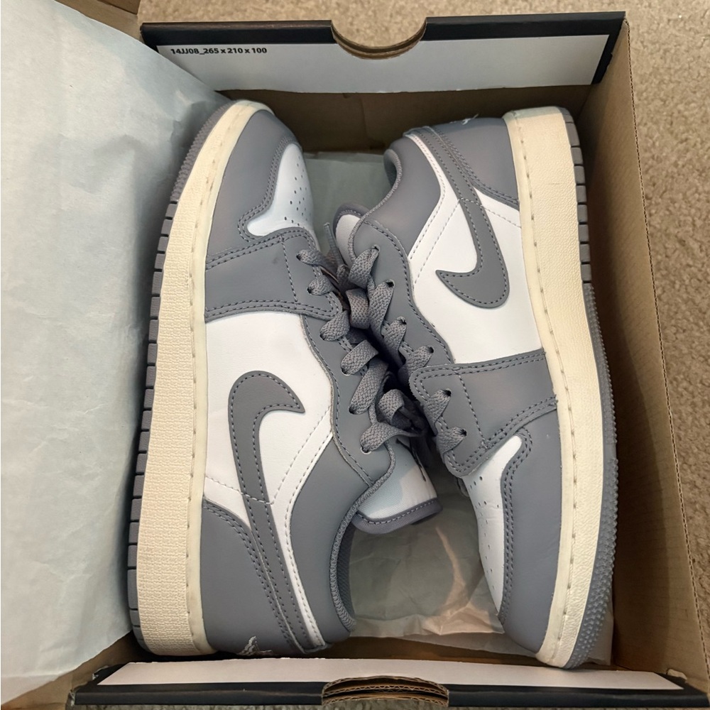 Nike GS Sneakers in Gray and White